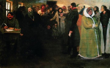  Ilya Tableau - dans le conseil du canton 1877 Ilya Repin